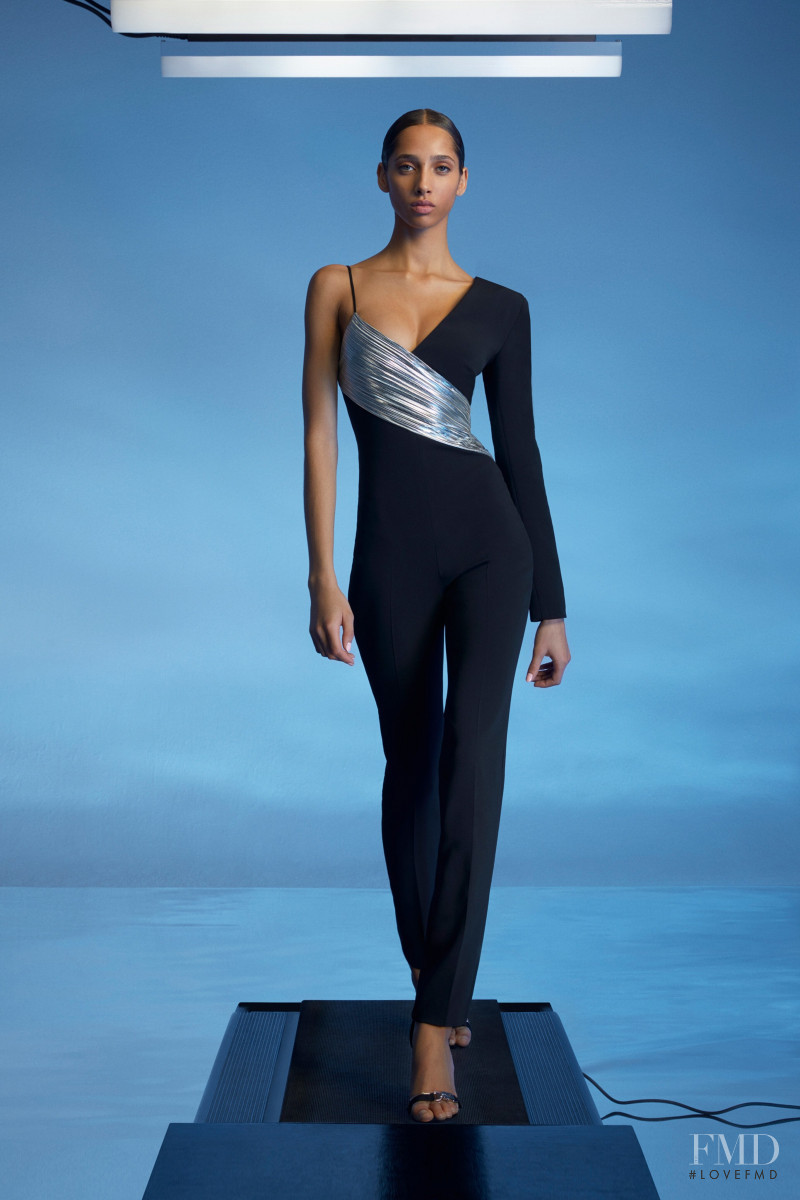 Yasmin Wijnaldum featured in  the David Koma lookbook for Resort 2020