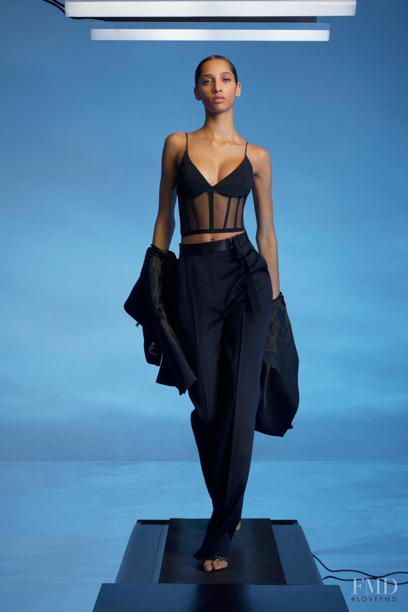 Yasmin Wijnaldum featured in  the David Koma lookbook for Resort 2020