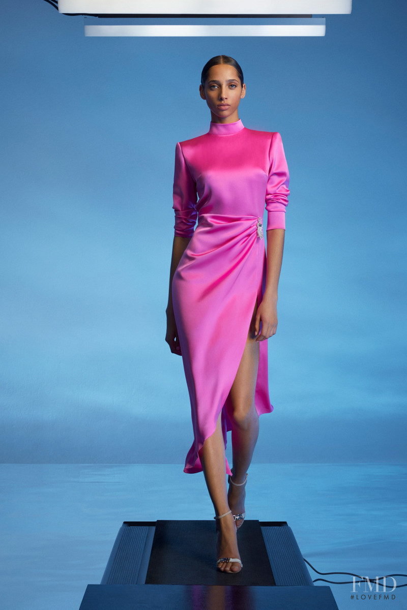 Yasmin Wijnaldum featured in  the David Koma lookbook for Resort 2020