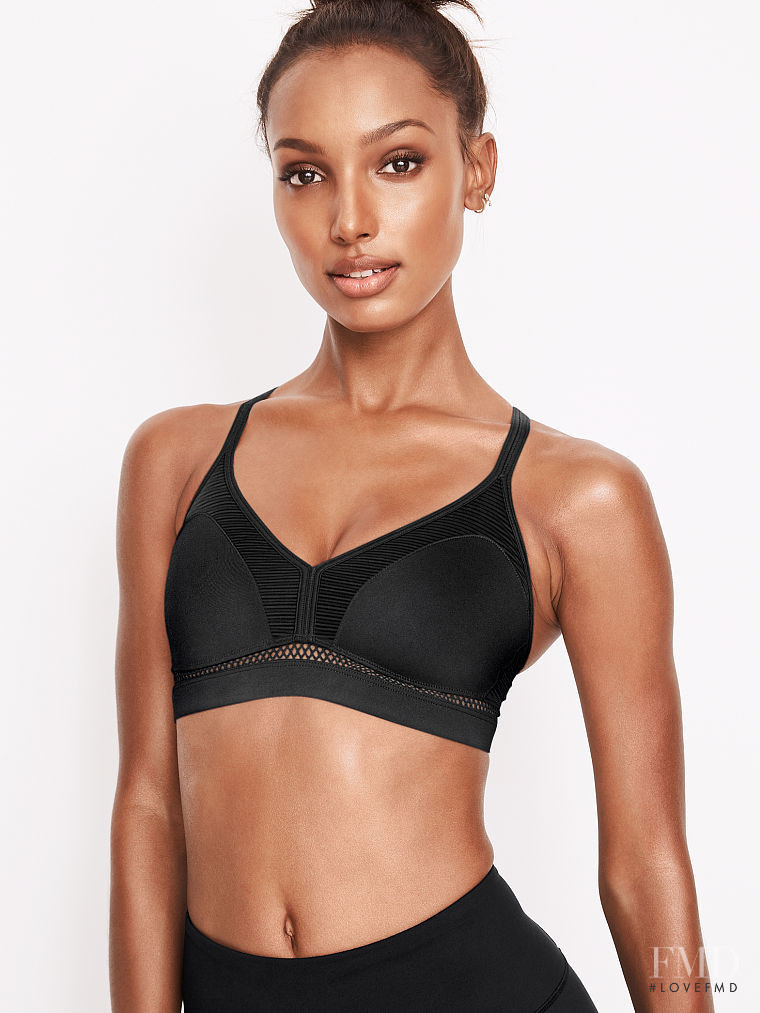 Jasmine Tookes featured in  the Victoria\'s Secret VSX catalogue for Spring/Summer 2018