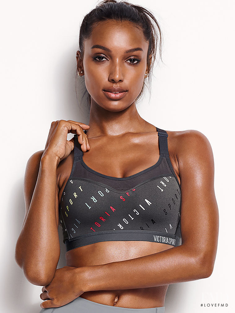 Jasmine Tookes featured in  the Victoria\'s Secret VSX catalogue for Spring/Summer 2018