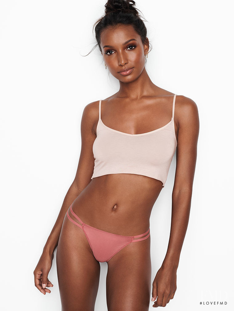 Jasmine Tookes featured in  the Victoria\'s Secret catalogue for Autumn/Winter 2018