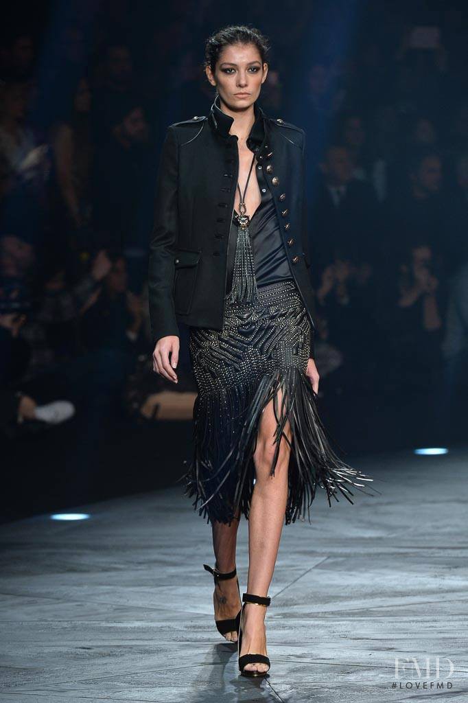 Muriel Beal featured in  the Roberto Cavalli fashion show for Autumn/Winter 2014
