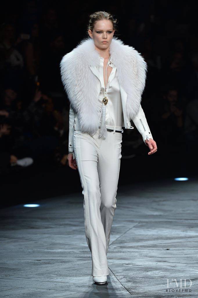 Anna Ewers featured in  the Roberto Cavalli fashion show for Autumn/Winter 2014