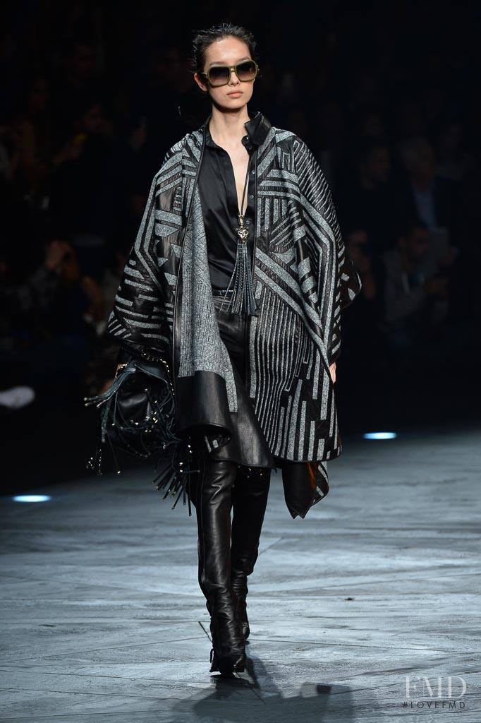 Fei Fei Sun featured in  the Roberto Cavalli fashion show for Autumn/Winter 2014