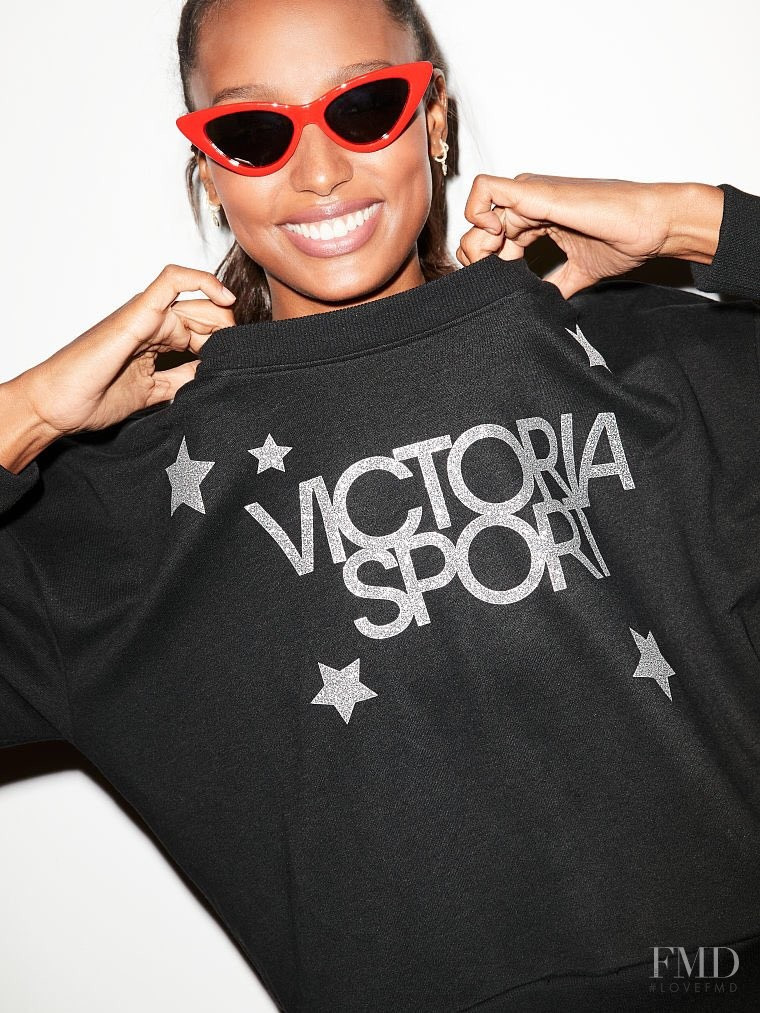 Jasmine Tookes featured in  the Victoria\'s Secret VSX catalogue for Autumn/Winter 2018