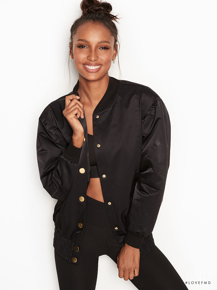 Jasmine Tookes featured in  the Victoria\'s Secret VSX catalogue for Autumn/Winter 2018