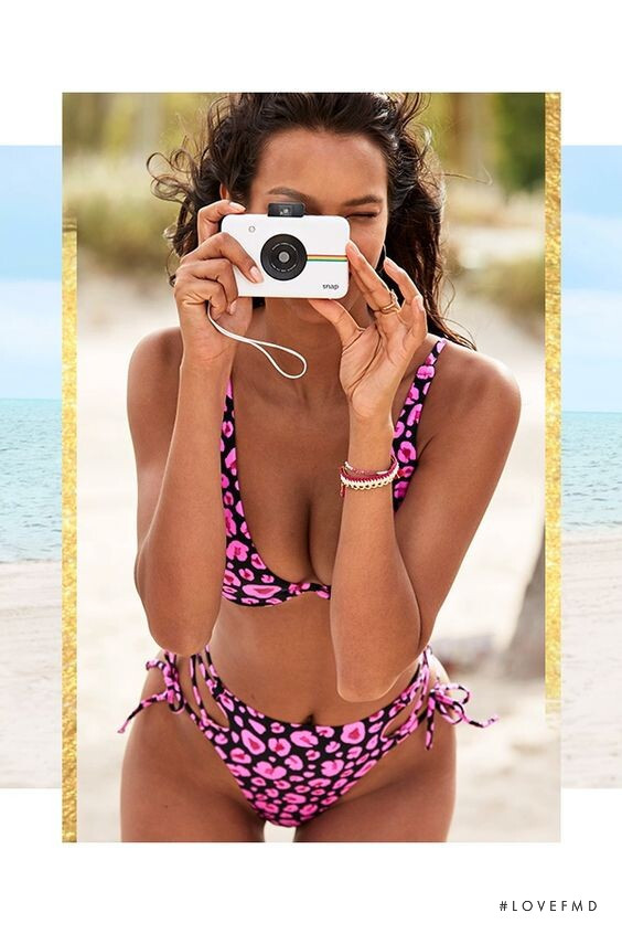 Lais Ribeiro featured in  the Victoria\'s Secret Swim advertisement for Spring/Summer 2019