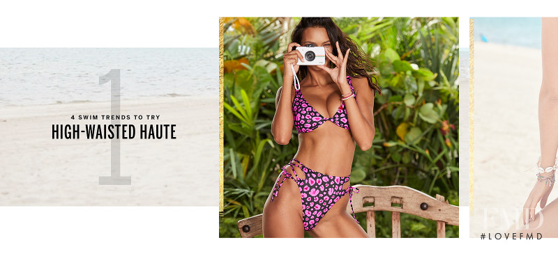 Lais Ribeiro featured in  the Victoria\'s Secret Swim advertisement for Spring/Summer 2019