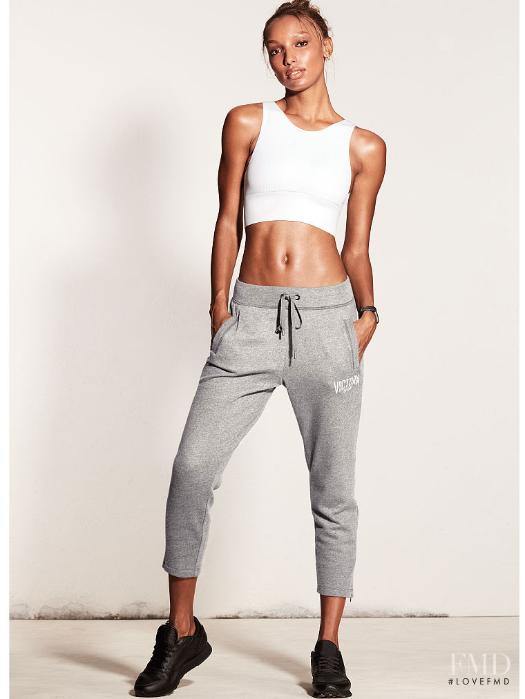 Jasmine Tookes featured in  the Victoria\'s Secret VSX catalogue for Spring/Summer 2017