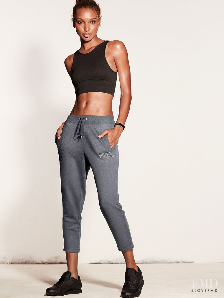 Jasmine Tookes featured in  the Victoria\'s Secret VSX catalogue for Spring/Summer 2017