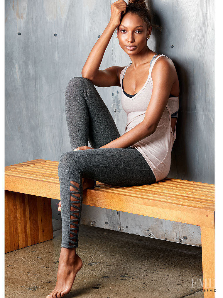 Jasmine Tookes featured in  the Victoria\'s Secret VSX catalogue for Spring/Summer 2017