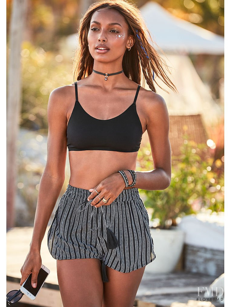 Jasmine Tookes featured in  the Victoria\'s Secret catalogue for Spring/Summer 2017