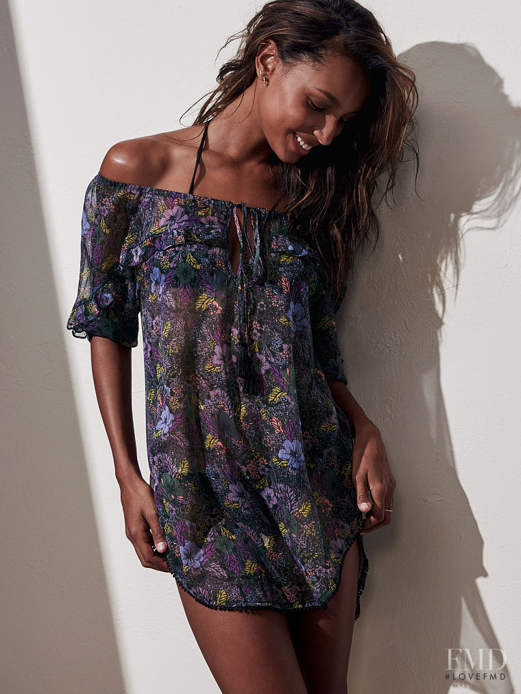 Jasmine Tookes featured in  the Victoria\'s Secret catalogue for Spring/Summer 2016