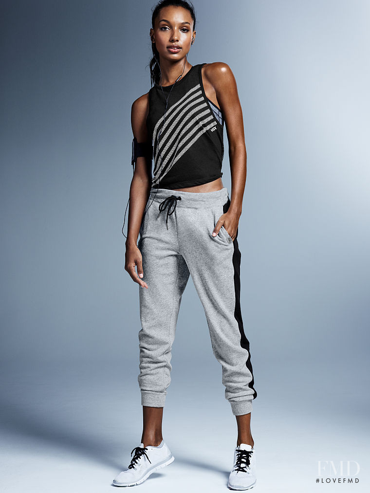 Jasmine Tookes featured in  the Victoria\'s Secret VSX catalogue for Spring/Summer 2016