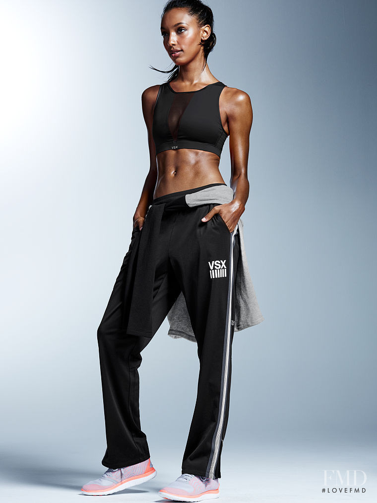 Jasmine Tookes featured in  the Victoria\'s Secret VSX catalogue for Spring/Summer 2016