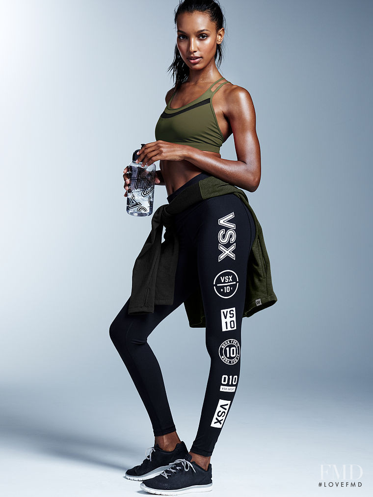 Jasmine Tookes featured in  the Victoria\'s Secret VSX catalogue for Spring/Summer 2016