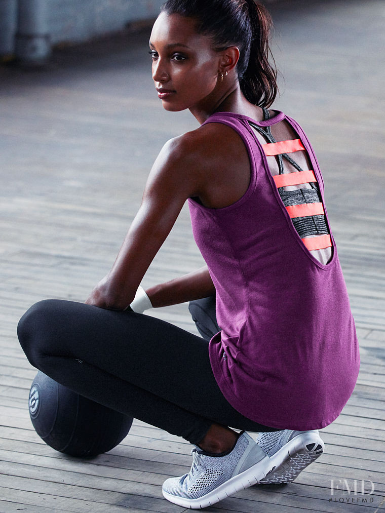 Jasmine Tookes featured in  the Victoria\'s Secret VSX catalogue for Spring/Summer 2016