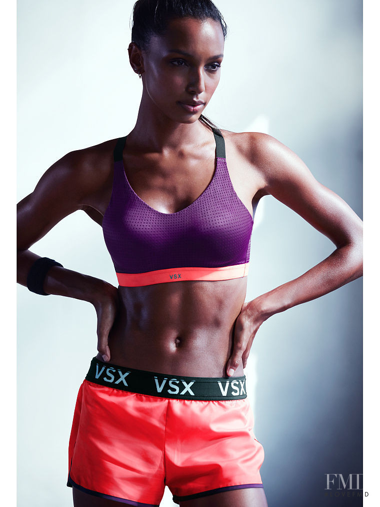 Jasmine Tookes featured in  the Victoria\'s Secret VSX catalogue for Spring/Summer 2016