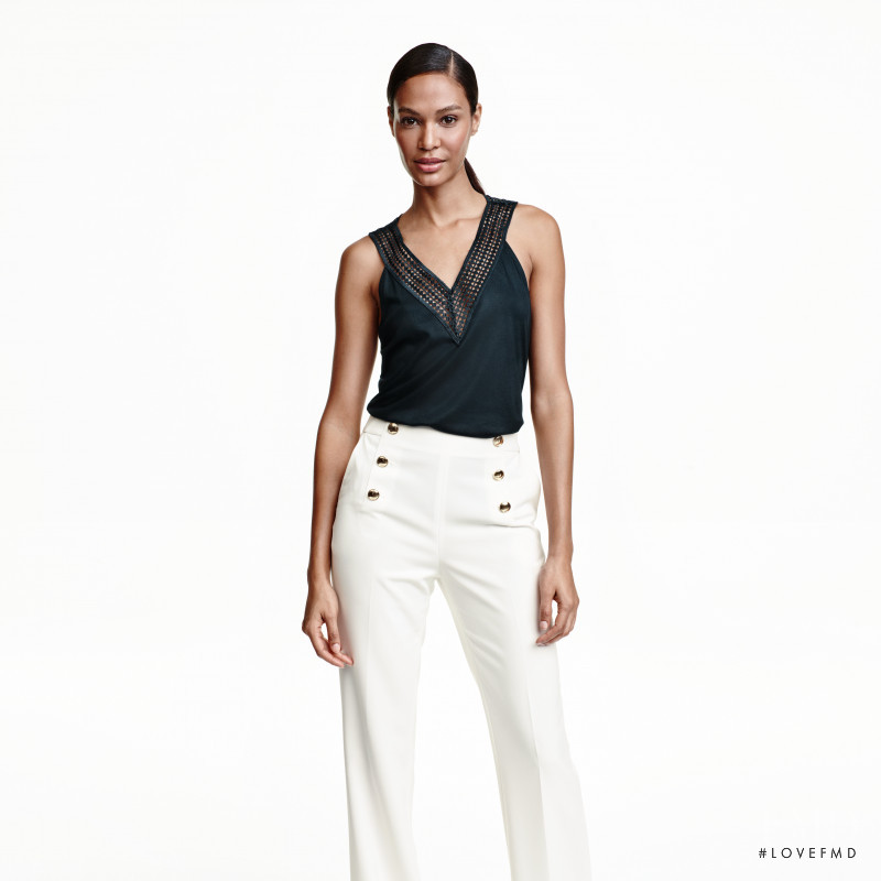 Joan Smalls featured in  the H&M catalogue for Summer 2016