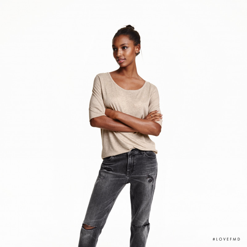 Jasmine Tookes featured in  the H&M catalogue for Summer 2016
