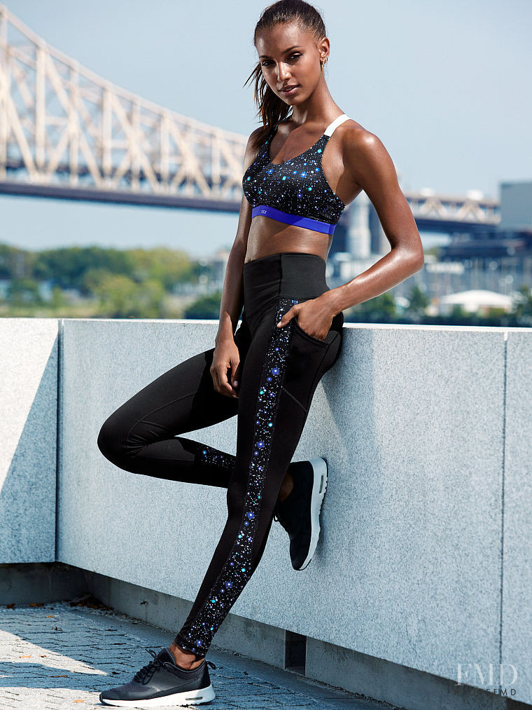 Jasmine Tookes featured in  the Victoria\'s Secret VSX catalogue for Autumn/Winter 2016