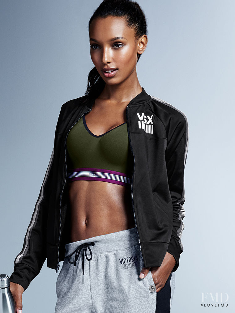 Jasmine Tookes featured in  the Victoria\'s Secret VSX catalogue for Autumn/Winter 2016