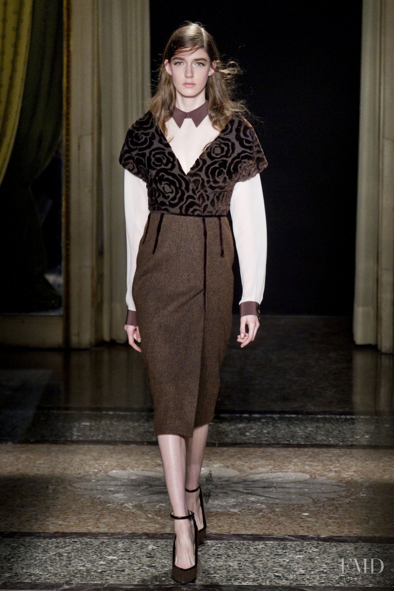 Josephine van Delden featured in  the Aquilano.Rimondi fashion show for Autumn/Winter 2014