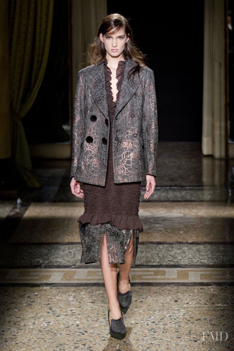 Tabitha Hall featured in  the Aquilano.Rimondi fashion show for Autumn/Winter 2014