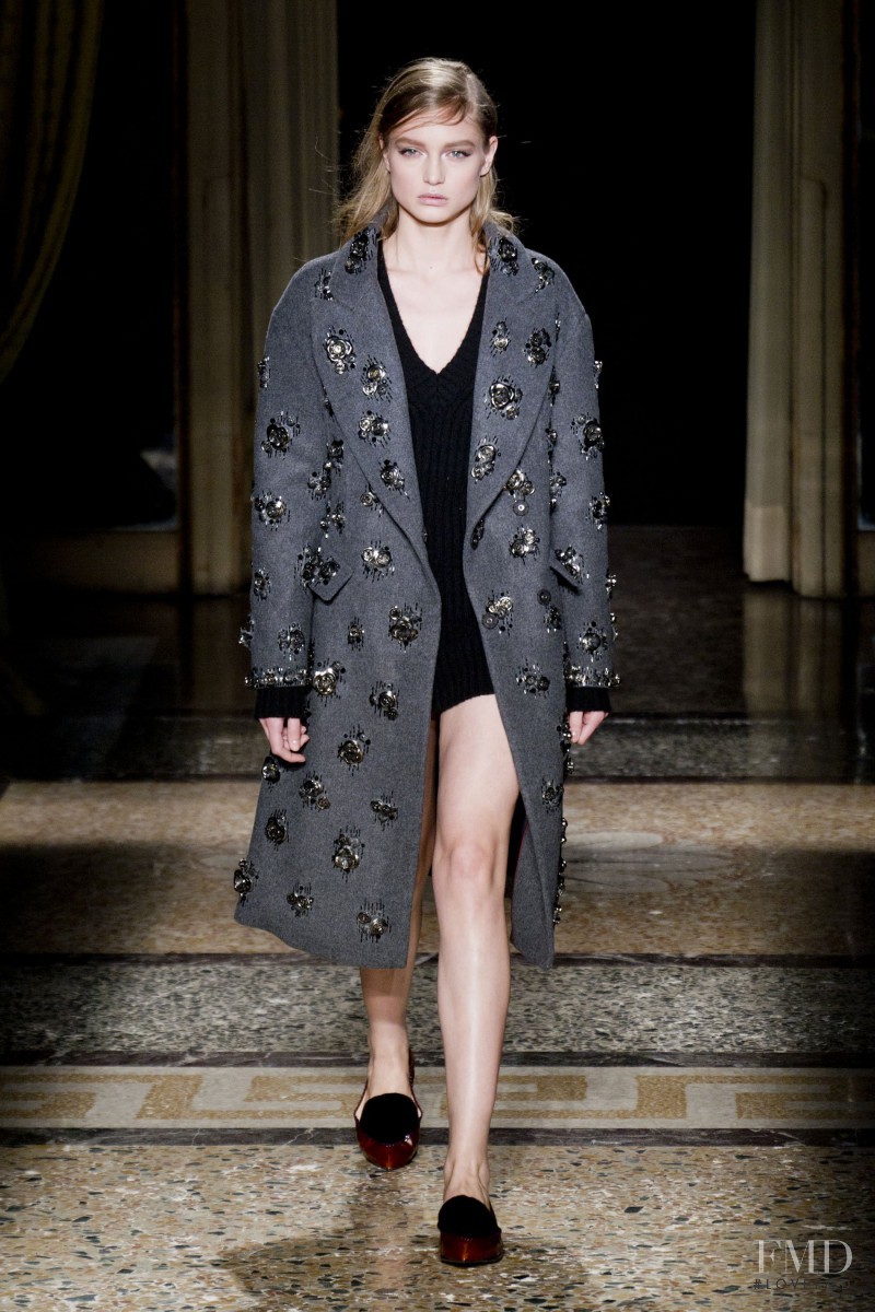 Svetlana Zakharova featured in  the Aquilano.Rimondi fashion show for Autumn/Winter 2014