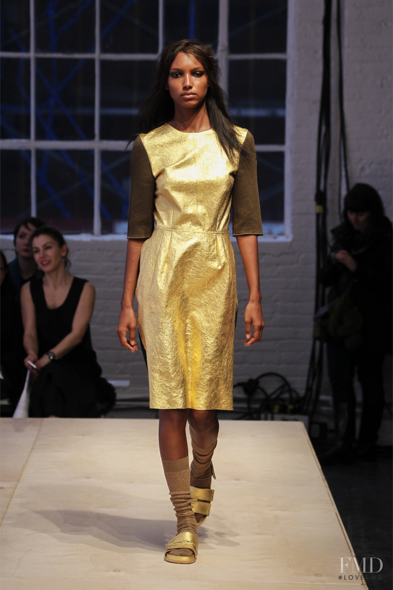 Jasmine Tookes featured in  the Hache fashion show for Autumn/Winter 2013