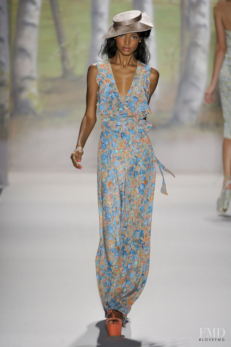 Jasmine Tookes featured in  the Tracy Reese fashion show for Spring/Summer 2012