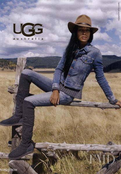 Jasmine Tookes featured in  the UGG Australia advertisement for Autumn/Winter 2010