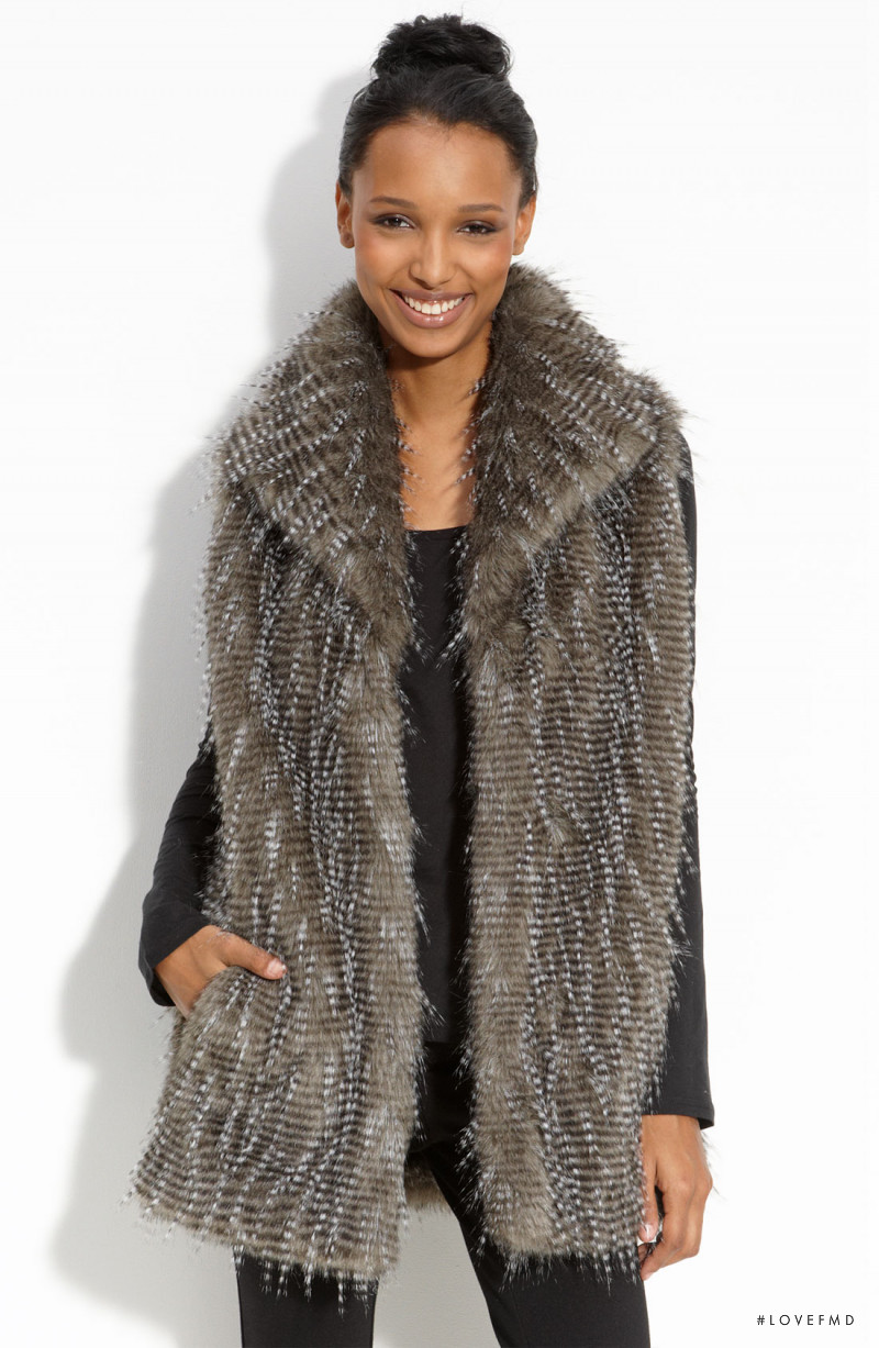 Jasmine Tookes featured in  the Nordstrom catalogue for Autumn/Winter 2011