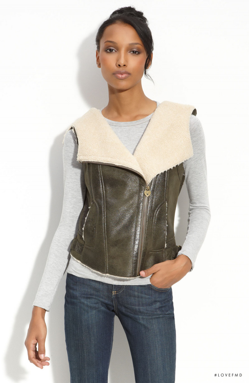 Jasmine Tookes featured in  the Nordstrom catalogue for Autumn/Winter 2011