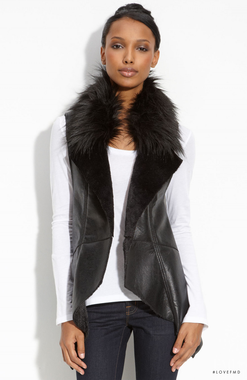 Jasmine Tookes featured in  the Nordstrom catalogue for Autumn/Winter 2011