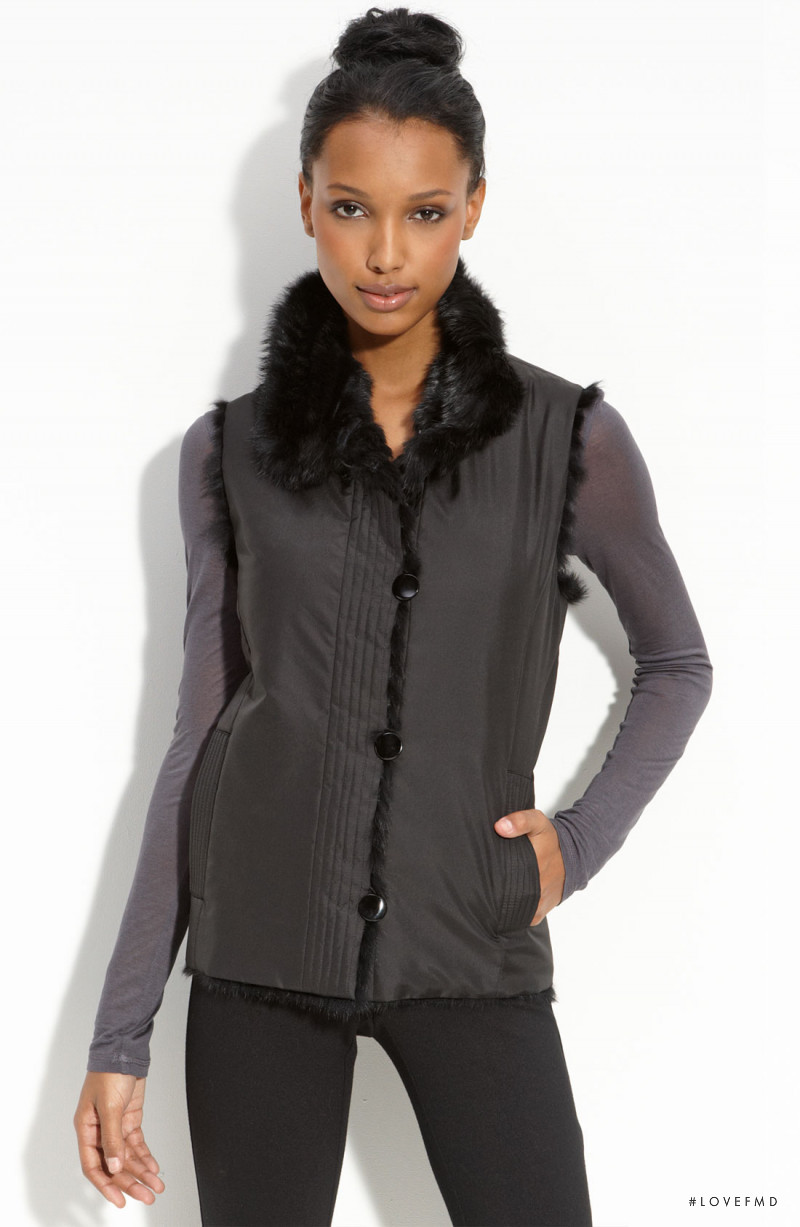 Jasmine Tookes featured in  the Nordstrom catalogue for Autumn/Winter 2011