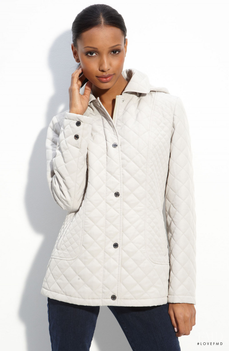 Jasmine Tookes featured in  the Nordstrom catalogue for Autumn/Winter 2011