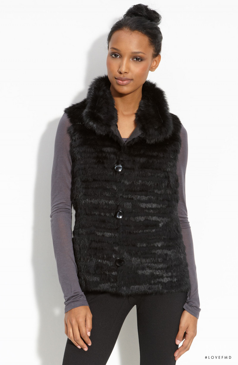 Jasmine Tookes featured in  the Nordstrom catalogue for Autumn/Winter 2011