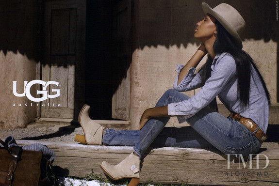 Jasmine Tookes featured in  the UGG Australia advertisement for Autumn/Winter 2011