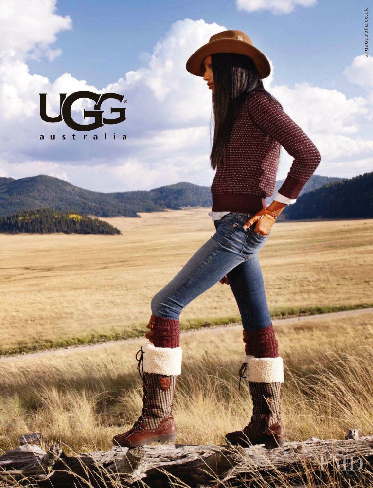 Jasmine Tookes featured in  the UGG Australia advertisement for Autumn/Winter 2011