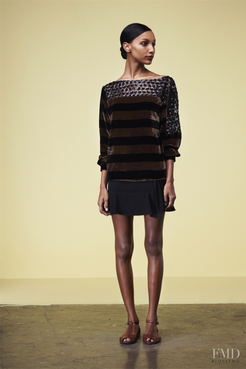 Jasmine Tookes featured in  the Thakoon lookbook for Resort 2013