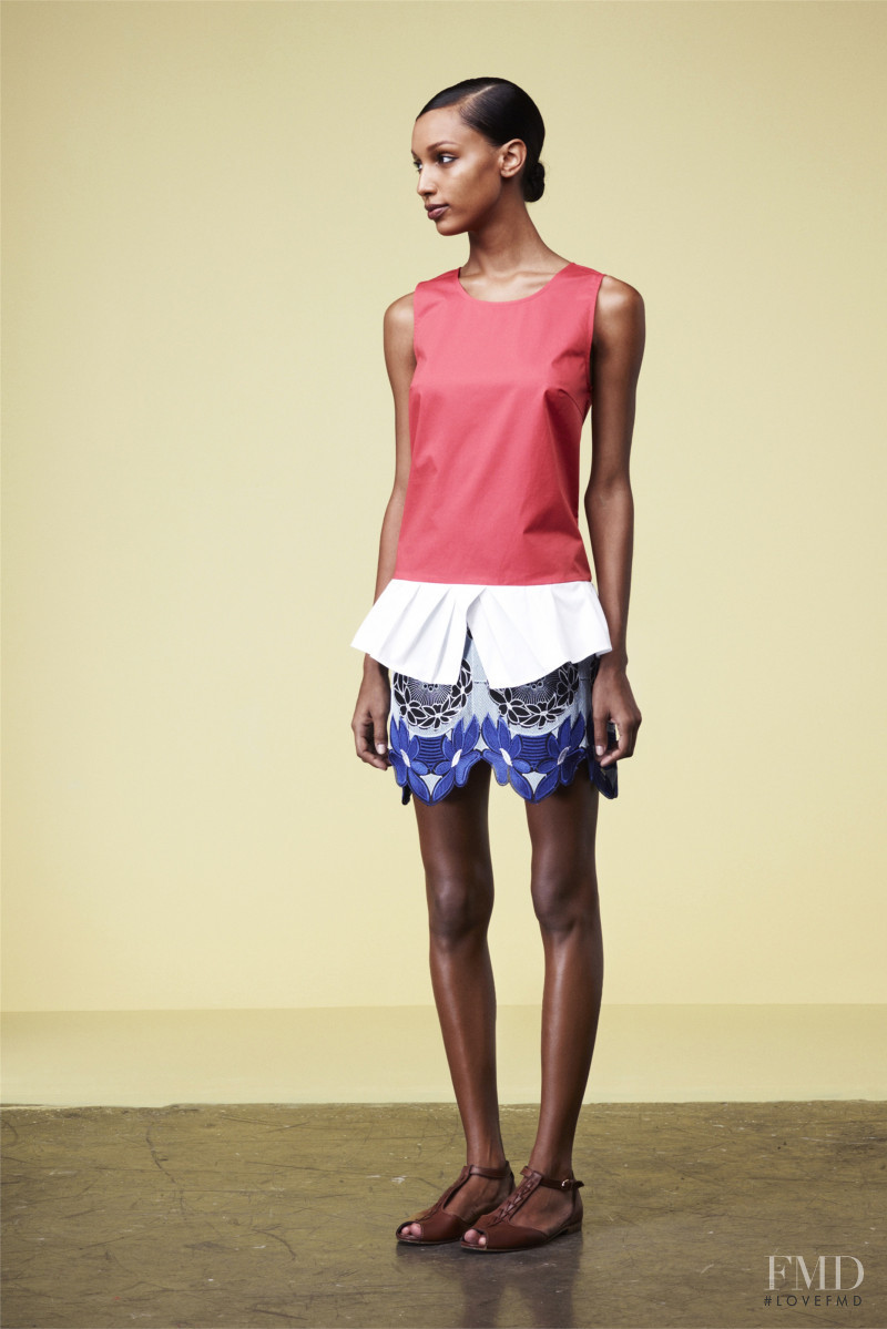 Jasmine Tookes featured in  the Thakoon lookbook for Resort 2013