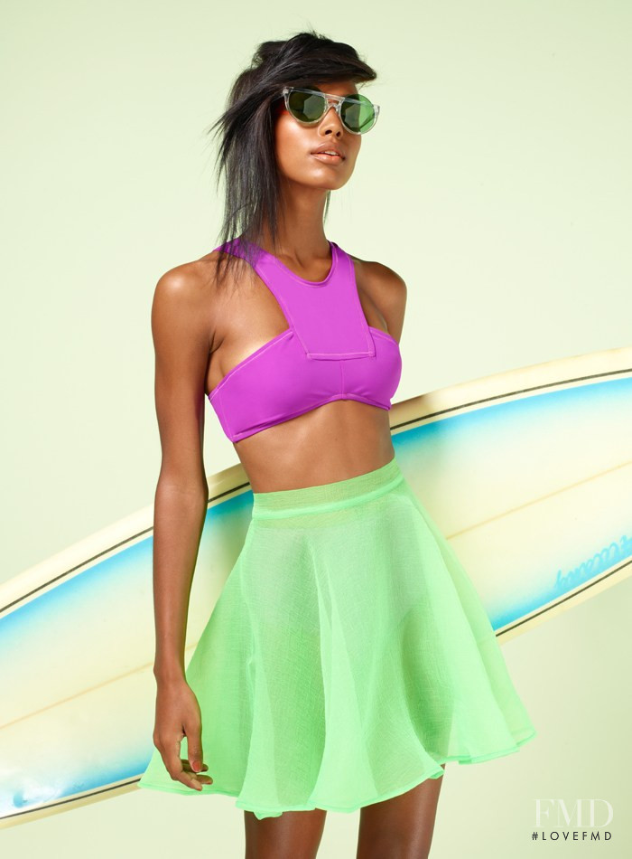 Jasmine Tookes featured in  the Nasty Gal lookbook for Spring/Summer 2013