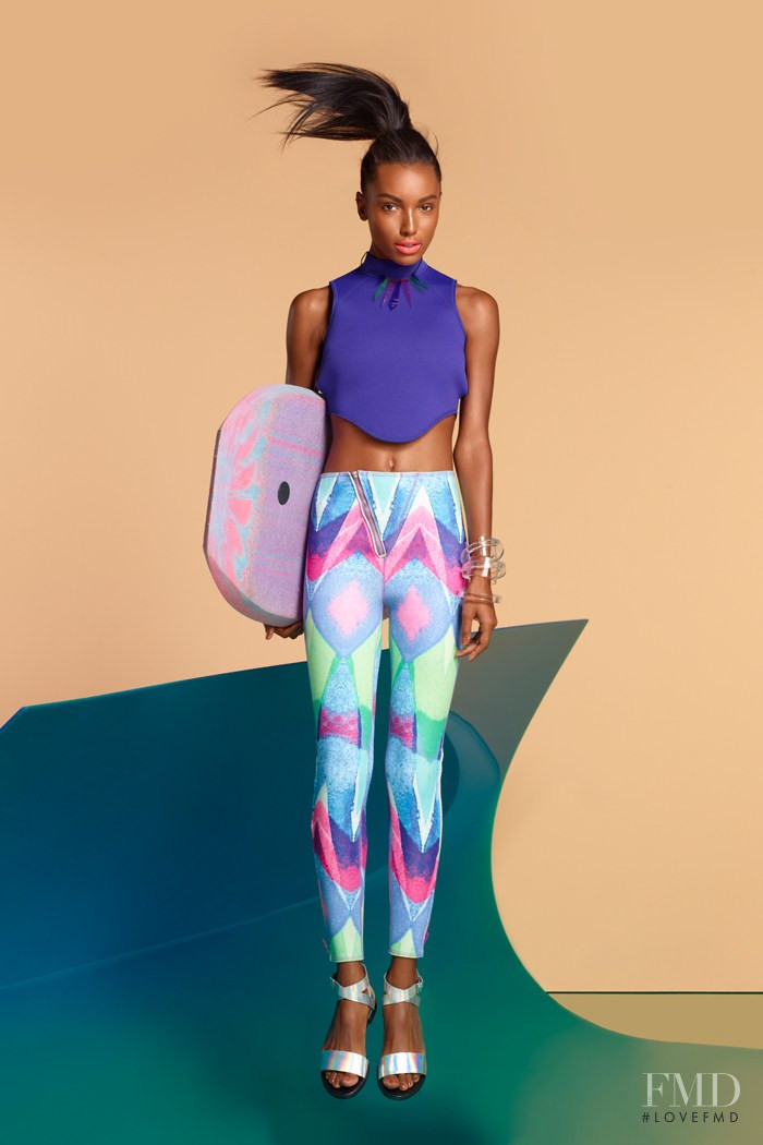 Jasmine Tookes featured in  the Nasty Gal lookbook for Spring/Summer 2013