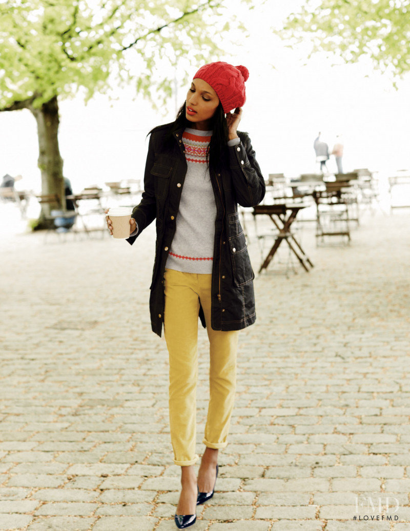 Jasmine Tookes featured in  the Boden catalogue for Autumn/Winter 2013