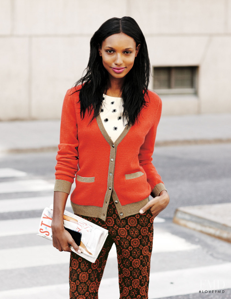 Jasmine Tookes featured in  the Boden catalogue for Autumn/Winter 2013