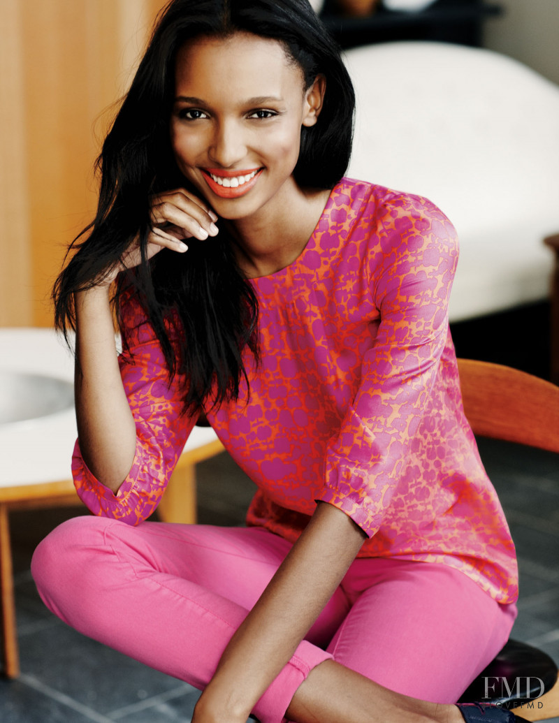 Jasmine Tookes featured in  the Boden catalogue for Autumn/Winter 2013