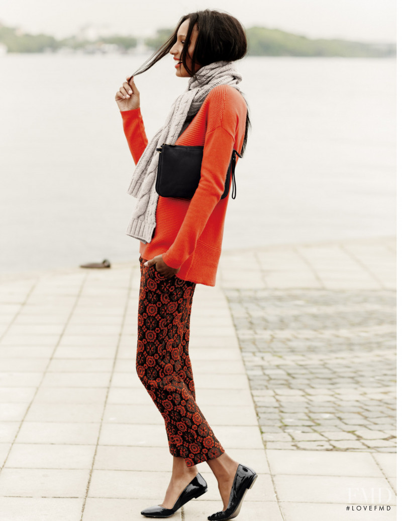 Jasmine Tookes featured in  the Boden catalogue for Autumn/Winter 2013