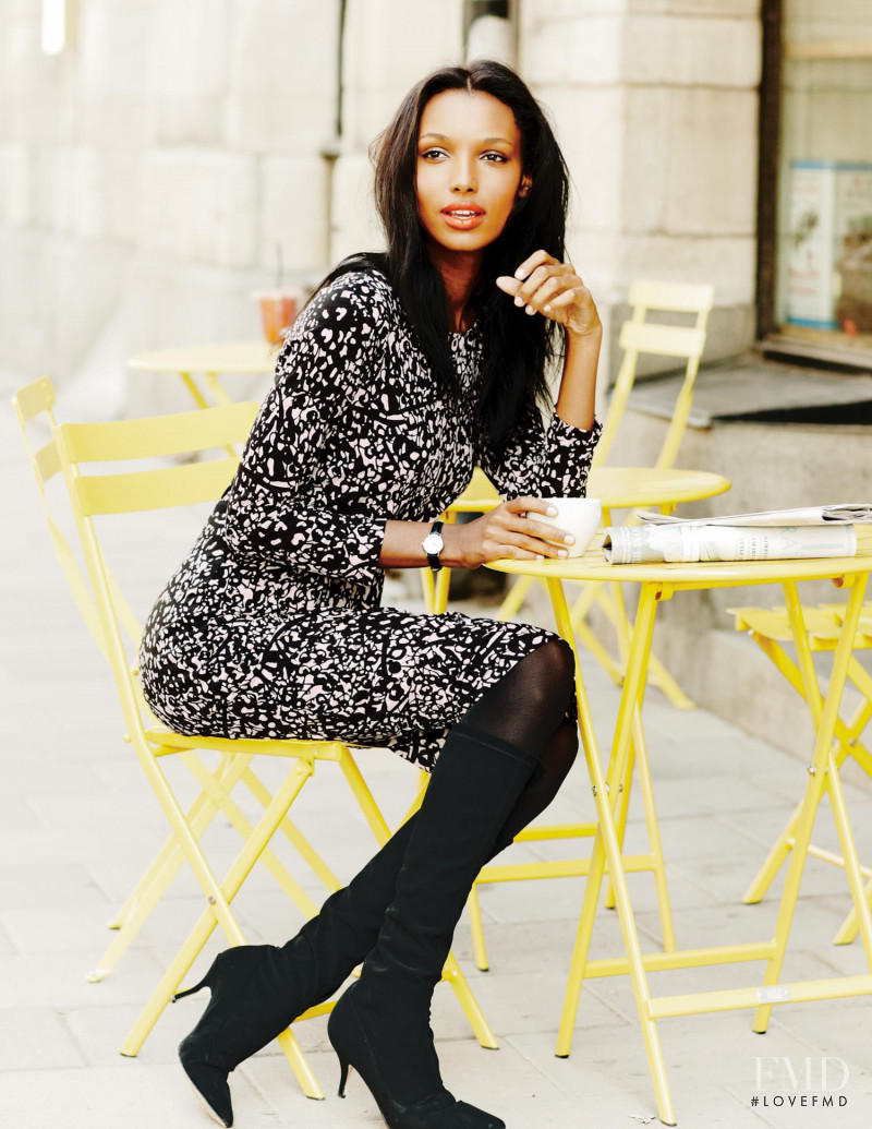 Jasmine Tookes featured in  the Boden catalogue for Autumn/Winter 2013
